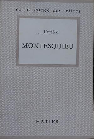 Immagine del venditore per Montesquieu venduto da Bouquinerie L'Ivre Livre