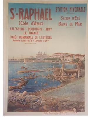 Bild des Verkufers fr AFFICHE : ST-RAPHAEL zum Verkauf von Philippe Beguin Affiches et livres ancie