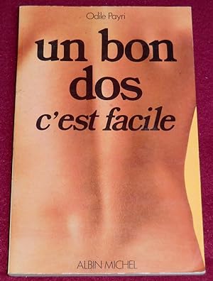 Bild des Verkufers fr UN BON DOS c'est facile zum Verkauf von LE BOUQUINISTE
