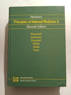 Bild des Verkufers fr Harrison s Principles of Internal Medicine 2 Eleven Edition Volume Two zum Verkauf von ANTIQUARIAT Franke BRUDDENBOOKS