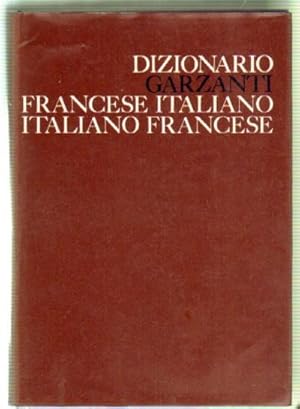 Image du vendeur pour DIZIONARIO GARZANTI FRANCESE ITALIANO ITALIANO FRANCESE mis en vente par Librera Raimundo