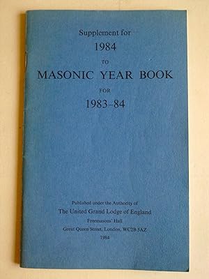 Supplement For 1984 To Masonic Year Book For 1983-84