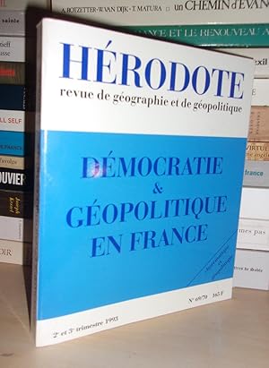 Immagine del venditore per HERODOTE : Revue De Gographie et De Gopolitique - N69/70 : Dmocratie et Gopolitique En France venduto da Planet's books