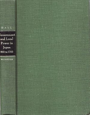 Bild des Verkufers fr Government and Local Power in Japan 500 to 1700. A Study Based on Bizen Province. zum Verkauf von Asia Bookroom ANZAAB/ILAB