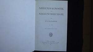 Bild des Verkufers fr Nierendiagnostik Und Nierenchirurgie. II. Teil. zum Verkauf von Malota