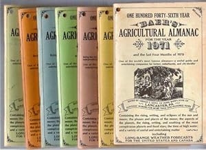 Image du vendeur pour Baer's Agricultural Almanac; 7 Issues, 1971, 1972, 1973, 1974, 1976, 1977, 1978 mis en vente par Gyre & Gimble