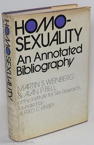 Image du vendeur pour Homosexuality; an annotated bibliography mis en vente par Bolerium Books Inc.