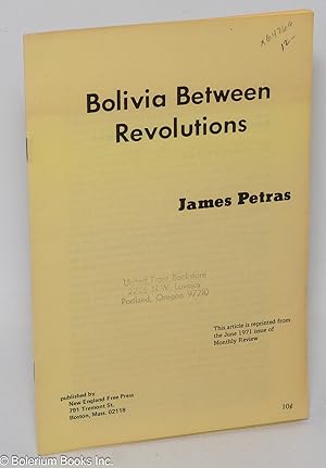 Bolivia between revolutions