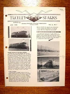 Immagine del venditore per TROLLEY SPARKS; VOLUME 2, NUMBER 7 venduto da Robert Gavora, Fine & Rare Books, ABAA