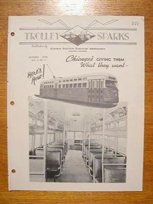 Immagine del venditore per TROLLEY SPARKS; VOLUME 2, NUMBER 11 venduto da Robert Gavora, Fine & Rare Books, ABAA