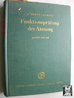 Seller image for FUNKTIONSPRFUNG DER ATMUNG for sale by Librera Maestro Gozalbo