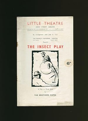 Imagen del vendedor de The Insect Play: Souvenir Theatre Programme Performed at Little Theatre, John Street, Adelphi, London a la venta por Little Stour Books PBFA Member