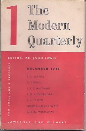 The Modern Quarterly, New Series, Vol. 1, No. 1, Dec. 1945