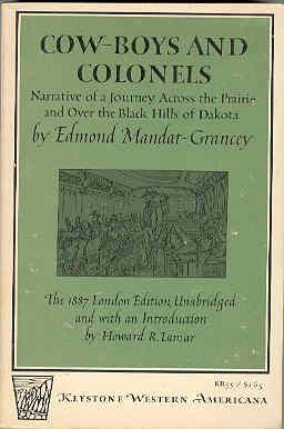Imagen del vendedor de Cow-Boys and Colonels a la venta por The Book Faerie