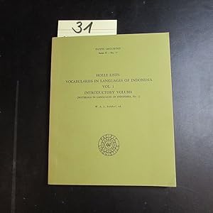 Seller image for Holle lists: Vocabularies in languages of Indonesia - Vol. 1: Introductory Volume (Materials in languages of Indonesia, No. 1) for sale by Bookstore-Online