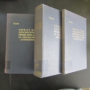 Seller image for Umriss einer Geschichte der Preise und Lhne in Deutschland - Vom ausgehenden Mittelalter bis zum Beginn des Neunzehnten Jahrhunderts, Band I & IIa/b (3 Bcher) for sale by Bookstore-Online