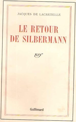 Image du vendeur pour Le retour de Silbermann mis en vente par dansmongarage