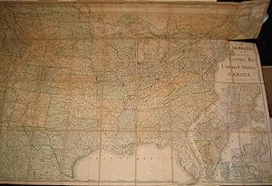 Rand McNally & Co's new official railroad map of the United States and Canada. (This Railway map ...