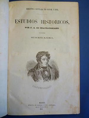 Imagen del vendedor de Estudios Histricos, traducidos por Manuel M. Flamant / Opiniones y Discursos traducidos por Francisco Madina-Veytia / Miscelaneas Polticas traducidas por Francisco Madina-Veytia. a la venta por Carmichael Alonso Libros