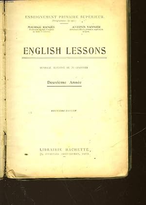 Image du vendeur pour ENGLISH LESSONS - 2 ANNEE mis en vente par Le-Livre
