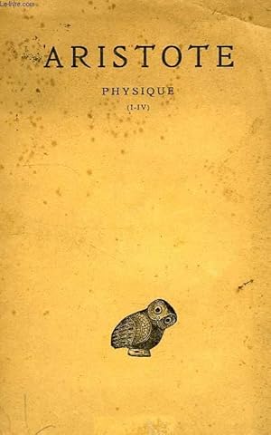 Image du vendeur pour PHYSIQUE (I-IV), TOME I mis en vente par Le-Livre