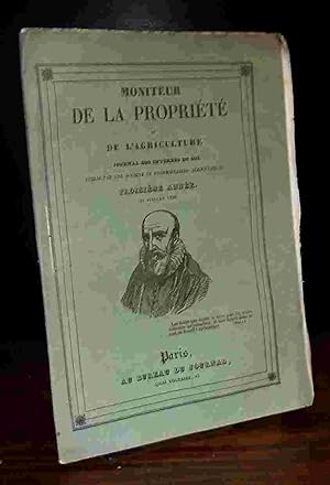 Bild des Verkufers fr MONITEUR DE LA PROPRIETE ET DE L AGRICULTURE - JUILLET 1838 zum Verkauf von Livres 113