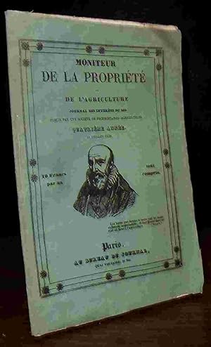Bild des Verkufers fr MONITEUR DE LA PROPRIETE ET DE L AGRICULTURE - JUILLET 1839 zum Verkauf von Livres 113