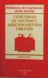 Image du vendeur pour Comunidad de Vecinos y Arrendamientos Urbanos mis en vente par Agapea Libros