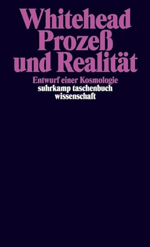 Bild des Verkufers fr Proze und Realitt : Entwurf einer Kosmologie zum Verkauf von AHA-BUCH GmbH