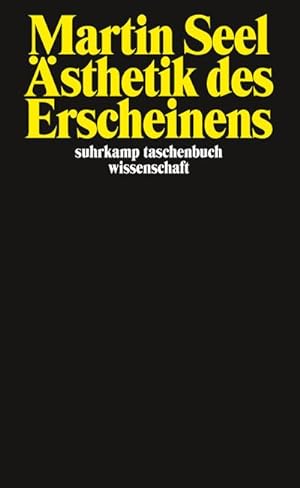 Seller image for sthetik des Erscheinens for sale by AHA-BUCH GmbH