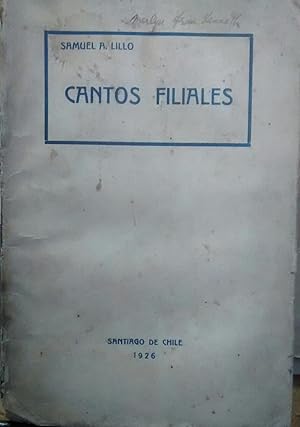 Imagen del vendedor de Cantos filiales a la venta por Librera Monte Sarmiento