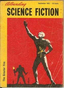 Imagen del vendedor de ASTOUNDING Science Fiction: September, Sept. 1952 a la venta por Books from the Crypt