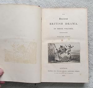 Seller image for The Ancient British Drama in Three Volumes - Volume 1 Only for sale by Glenbower Books