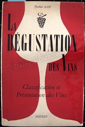 La dégustation des vins.