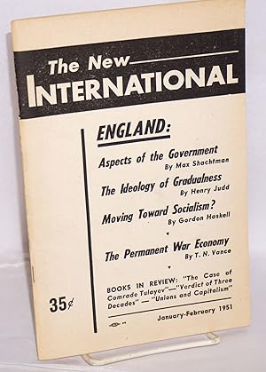 Seller image for The New International, an organ of revolutionary Marxism. Vol. 17, no. 1, January-February, 1951. Whole no. 146 for sale by Bolerium Books Inc.