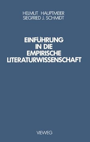 Seller image for Einfhrung in die Empirische Literaturwissenschaft for sale by AHA-BUCH GmbH