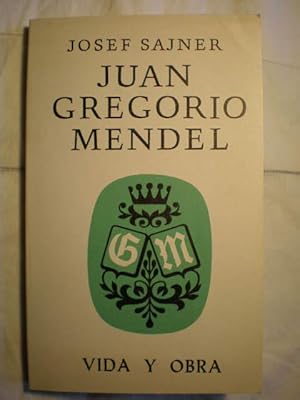 Seller image for Juan Gregorio Mendel. Agustino. Vida y obra for sale by Librera Antonio Azorn