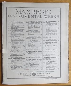 Suite im alten Stil op. 93 für Violine und Klavier Arnold Rosé zugeeignet; Revidiert und bezeichn...