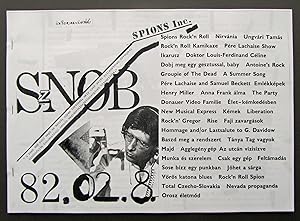 Seller image for SZNOB - rock and roll issue 82.02.8 for sale by William Allen Word & Image