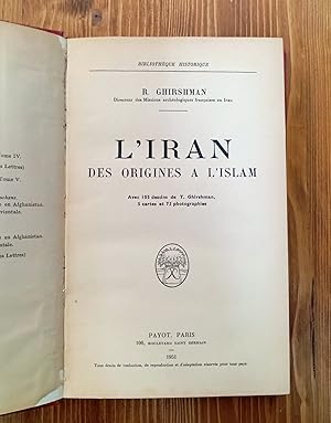 Image du vendeur pour L'Iran des Origines a l'Islam mis en vente par Il Salvalibro s.n.c. di Moscati Giovanni