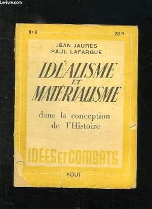 Bild des Verkufers fr CAHIERS SPARTACUS N 8 AOUT 1946: IDEALISME ET MATERIALISME DANS LA CONCEPTION DE L HISTOIRE. zum Verkauf von Le-Livre