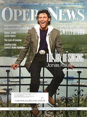 Seller image for Opera News: Volume 72, No. 11; May, 2008 for sale by Dorley House Books, Inc.