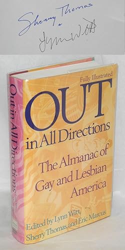 Imagen del vendedor de Out in All Directions; the almanac of gay and lesbian America [signed] a la venta por Bolerium Books Inc.