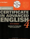 Imagen del vendedor de Cambridge Certificate in Advanced English 4 Self-Study Pack: Examination Papers from the University of Cambridge Local Examinations Syndicate [With 2: Student Book with Answers (Cae Practice Tests) a la venta por Modernes Antiquariat an der Kyll