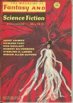 Seller image for The Magazine of FANTASY AND SCIENCE FICTION (F&SF): November, Nov. 1969 for sale by Books from the Crypt