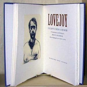 Seller image for Lovejoy. Excerpts from a Memoir. A Commentary and Etchings by Bruce Chandler with an Epilogue by Anthony Lewis for sale by Priscilla Juvelis Inc., ABAA