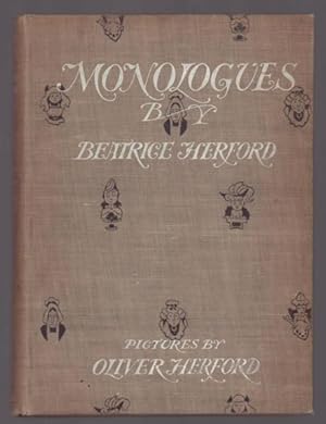 Immagine del venditore per Monologues. venduto da Truman Price & Suzanne Price / oldchildrensbooks