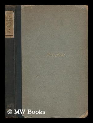 Seller image for A Scholar's Letters to a Young Lady; Passages from the Later Correspondence of Francis James Child for sale by MW Books
