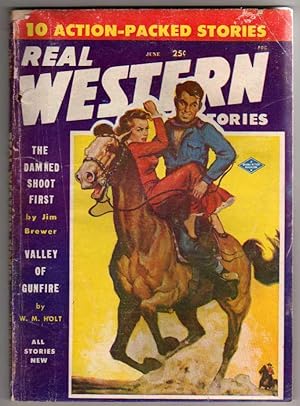 Immagine del venditore per Real Western Stories - June 1958 - Volume 24 Number 1 venduto da Cameron-Wolfe Booksellers