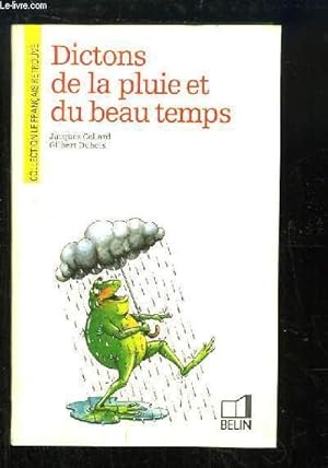 Seller image for Dictons de la pluie et du beau temps. for sale by Le-Livre